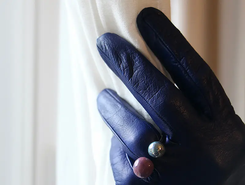 Bague en céramique Bijoux création Véro Vagh