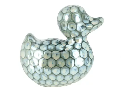 Canard gris en céramique. Objet déco signé VERO VAGH à Salernes