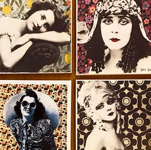 Carrelage "Nanas" VERO VAGH céramique artistique et textile à Salernes en Provence