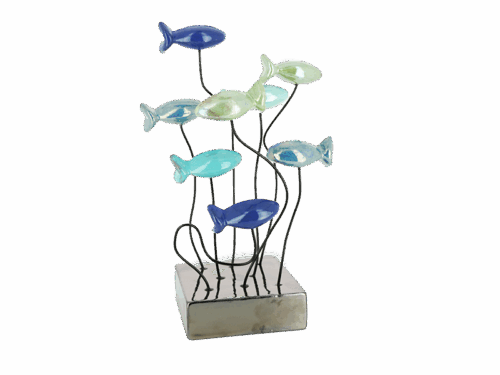 Jardin de poissons en céramique. Véro Vagh Salernes