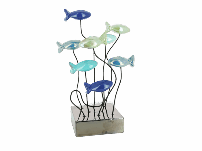 Jardin de poissons en céramique. Véro Vagh Salernes