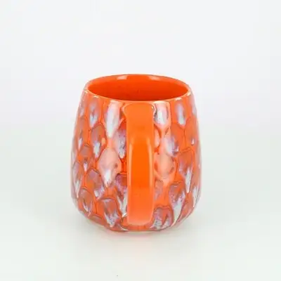 Grand mug rond orange – Image 4