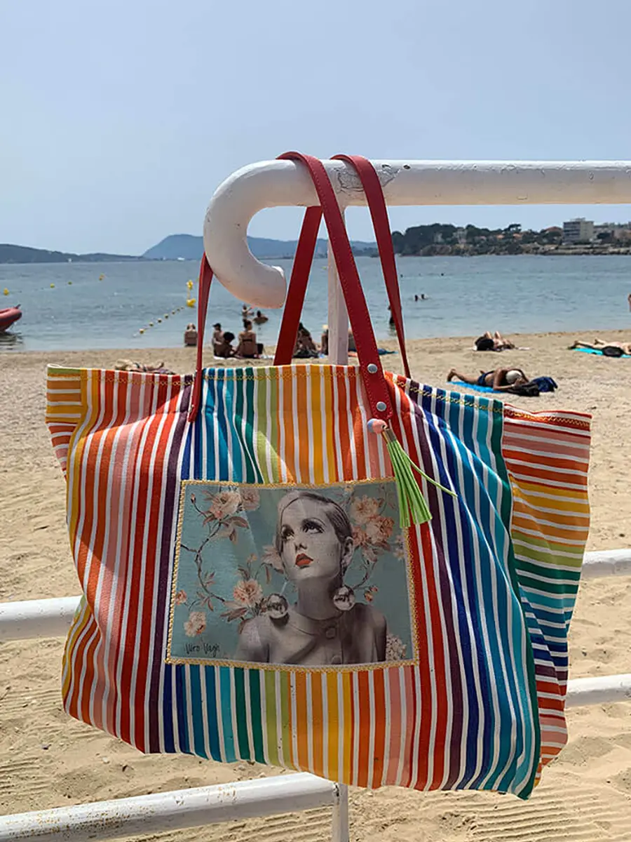 sac-verovagh-plage-cabas Céramique artistique poterie artisanale création textile à Salernes en Provence